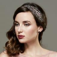 detalle tocado joya racine strass line