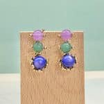 pendientes originales buganvilla