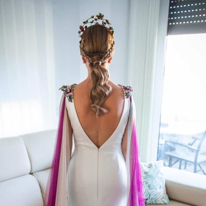 diadema corona de novia